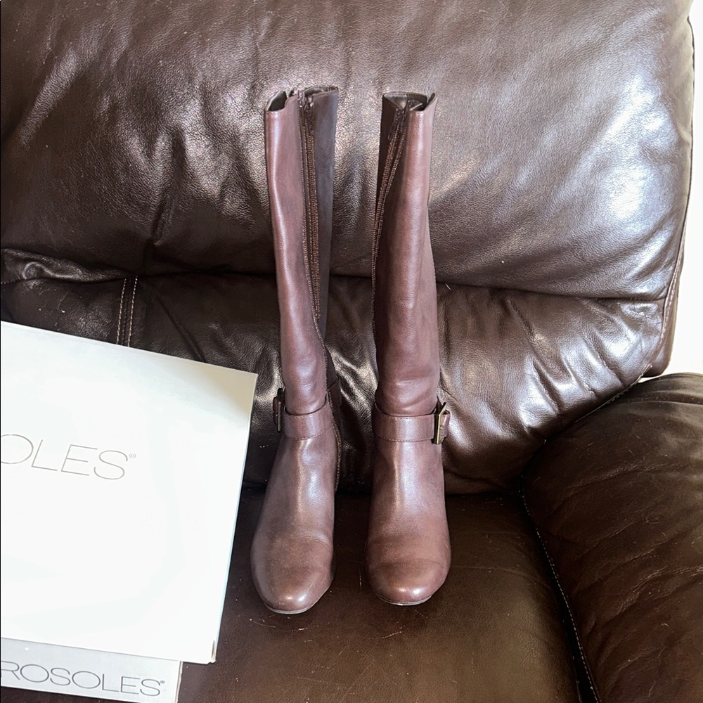 Aerosoles Brown Knee-High Boots